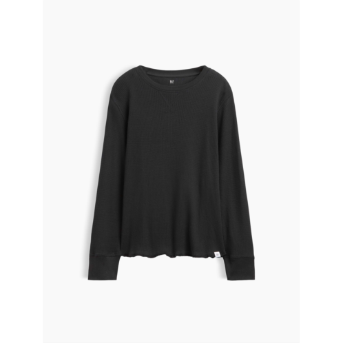 Gap Kids Waffle-Knit Crewneck T-Shirt