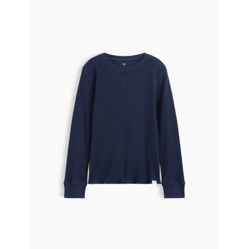 Gap Kids Waffle-Knit Crewneck T-Shirt