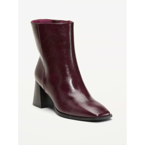 OldNavy Square-Toe Block-Heel Boots for Women