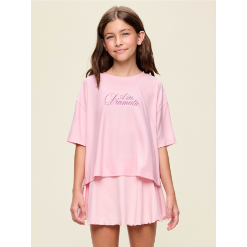 OldNavy CloudMotion Short-Sleeve Boxy T-Shirt for Girls