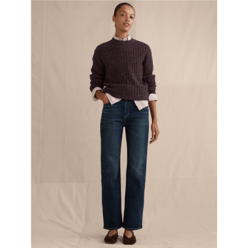 Bananarepublic High-Rise Kick-Flare Jean