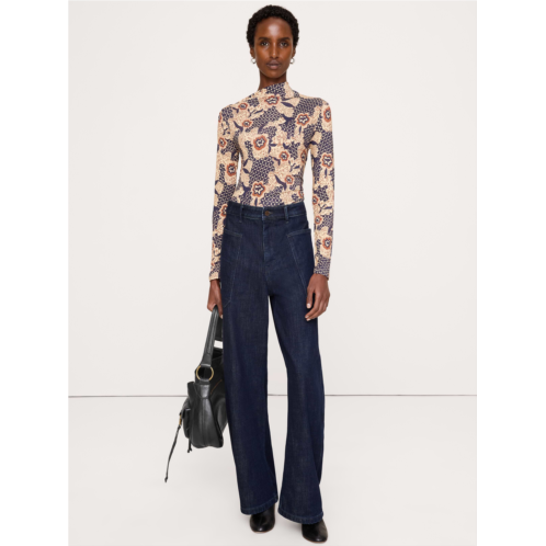 Bananarepublic Jersey Draped Asymmetrical Top