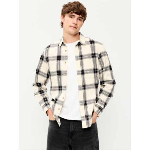 OldNavy Relaxed Long-Sleeve Flannel Pocket Shirt