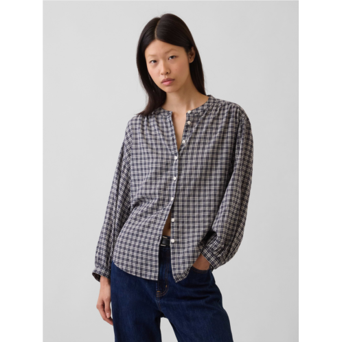 Gap Relaxed Button-Front Shirt