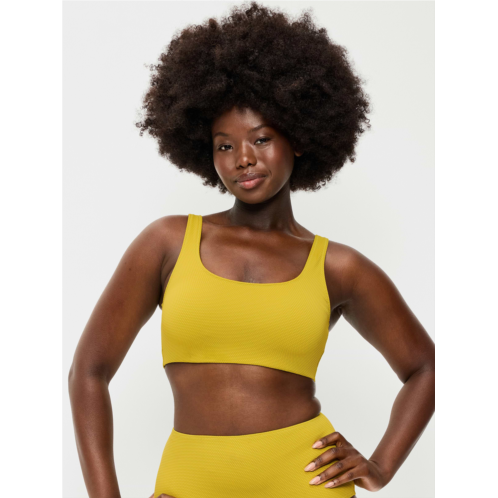 OldNavy Pique Scoop-Neck Swim Top