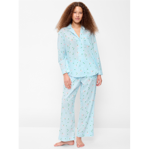 OldNavy Poplin Pajama Pant Set