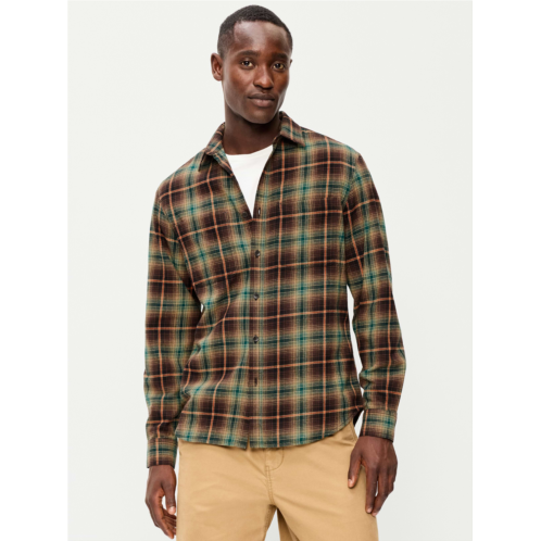 OldNavy Relaxed Long-Sleeve Flannel Pocket Shirt