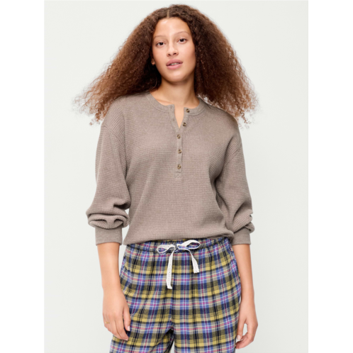 OldNavy Long-Sleeve Crew-Neck Henley T-Shirt