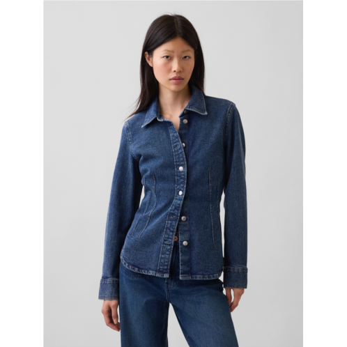 Gap Denim Fitted Shirt