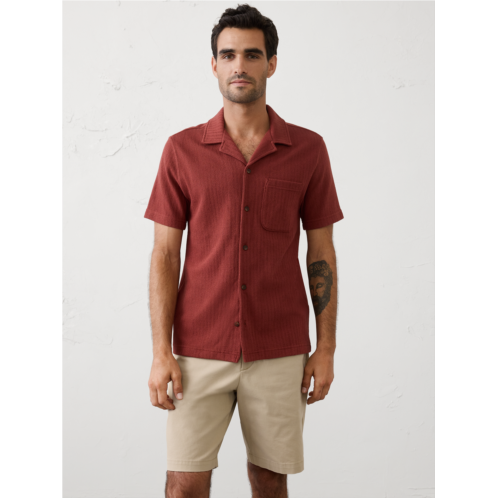 bananarepublic Standard-Fit Knit Herringbone Shirt