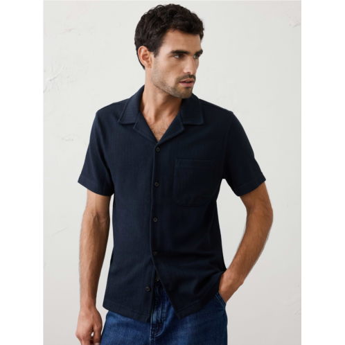 bananarepublic Standard-Fit Knit Herringbone Shirt