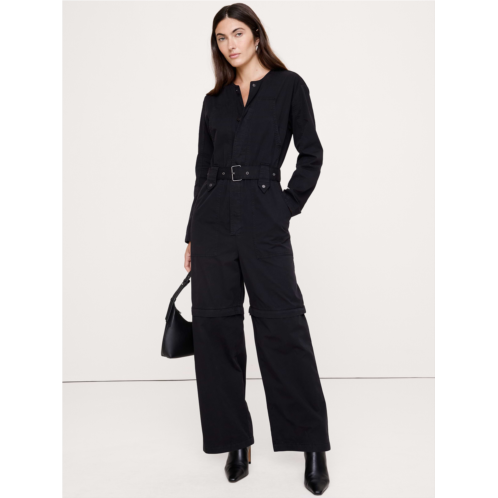 Bananarepublic Oversized Cotton Twill Utility Jumpsuit