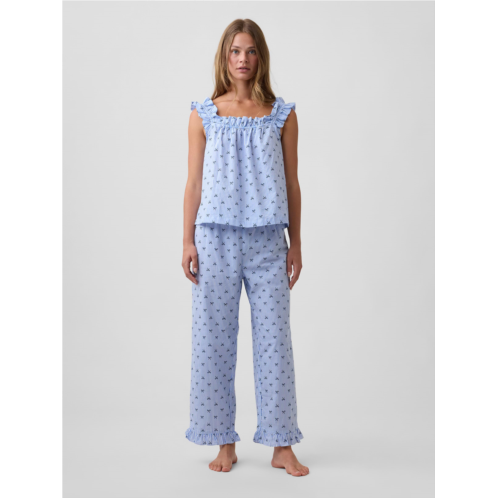 Gap Poplin Ruffle PJ Pants