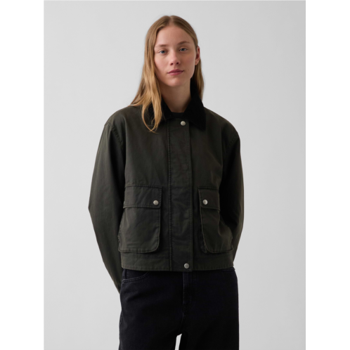 Gap Waxed Canvas Barn Jacket