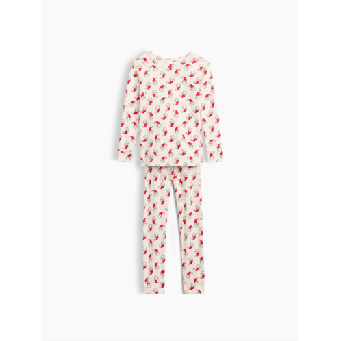 Kids & babyGap Santa Print PJ Set