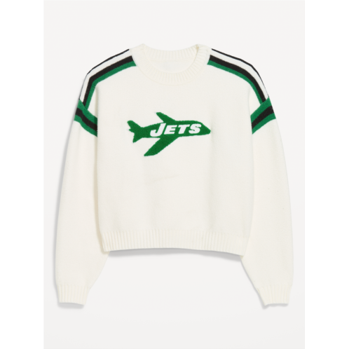 OldNavy New York Jets Cropped Sweater for Women