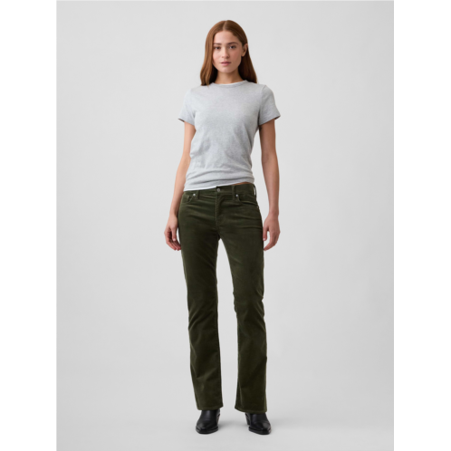 Gap Mid Rise Boot Corduroy Pants