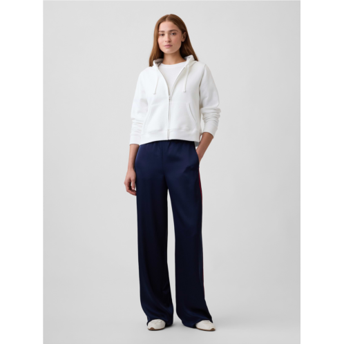 Gap Satin Pull-On Track-Stripe Pants