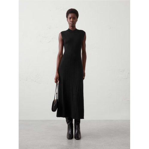 bananarepublic Ribbed Mock-Neck Sweater Maxi Dress