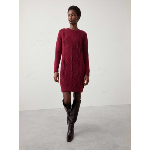 bananarepublic Cable Mini Sweater Dress
