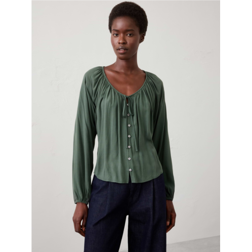 bananarepublic Scoop-Neck Blouse