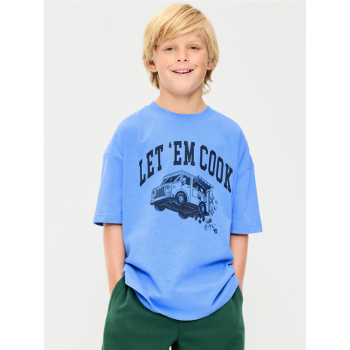 OldNavy Oversized Short-Sleeve Graphic T-Shirt for Boys