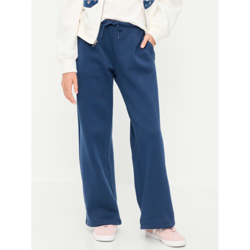 OldNavy High-Waisted Graphic Wide-Leg Sweatpants for Girls