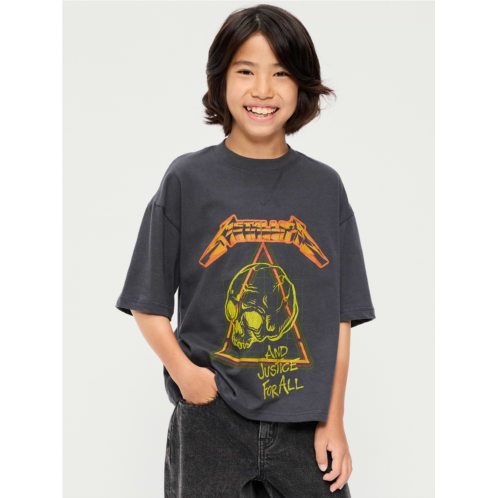 OldNavy Metallica Gender-Neutral Oversized Graphic T-Shirt for Kids