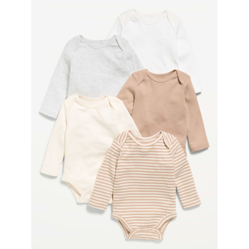 OldNavy Long-Sleeve Bodysuit 5-Pack for Baby