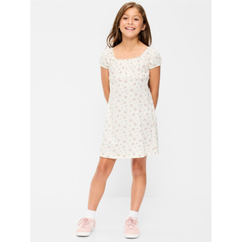 OldNavy Printed Fit and Flare Dress for Girls