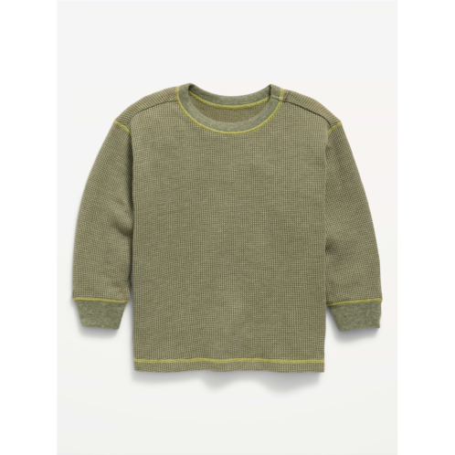 OldNavy Long-Sleeve Waffle Knit T-Shirt for Toddler Boys