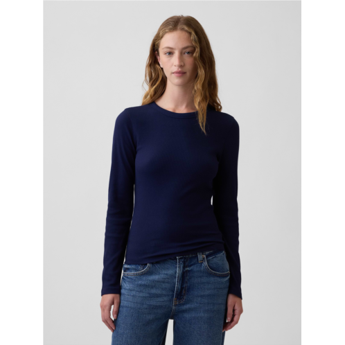 Gap Waffle-Knit Crewneck T-Shirt