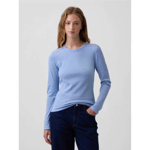 Gap Waffle-Knit Crewneck T-Shirt
