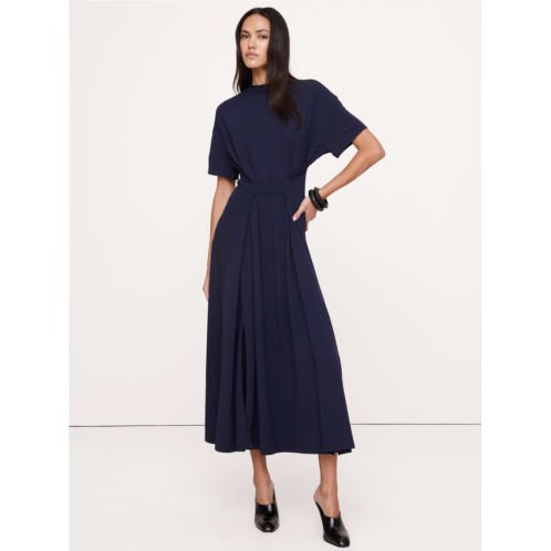 Bananarepublic Oversized Stretch-Cotton Tie-Waist Maxi Dress