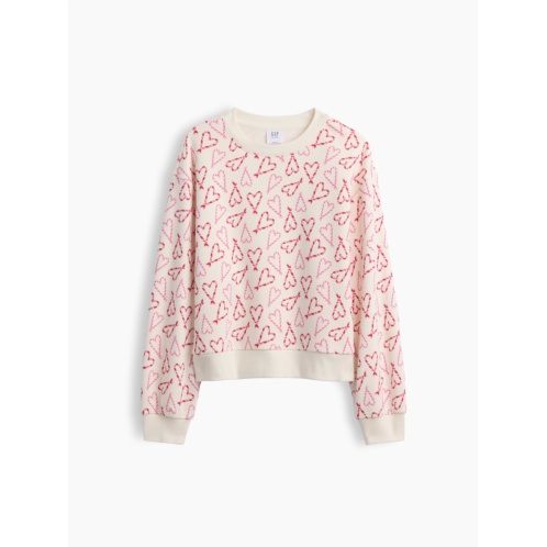 Gap Kids Relaxed Wedge Crewneck Sweatshirt