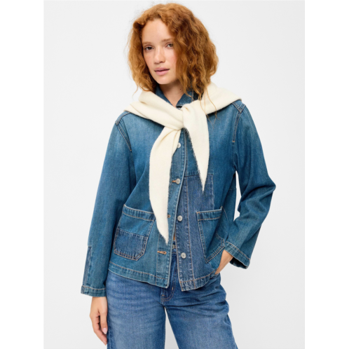 OldNavy Oversized Rib-Knit Triangle Scarf