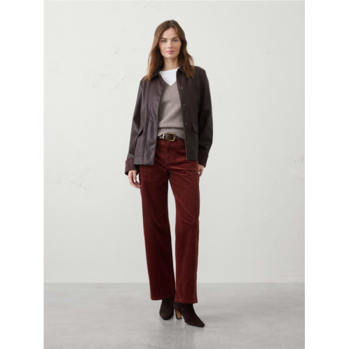 bananarepublic Straight-Leg High-Rise Corduroy Pant