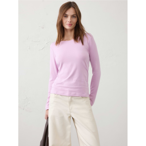 bananarepublic Timeless Long-Sleeve Crew-Neck T-Shirt