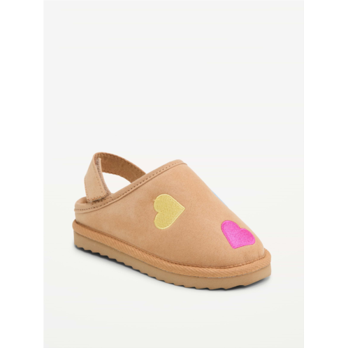 OldNavy Faux-Suede Clogs for Toddler Girls