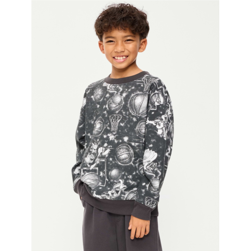 OldNavy Space Jam Gender-Neutral Oversized Graphic Sweatshirt for Kids