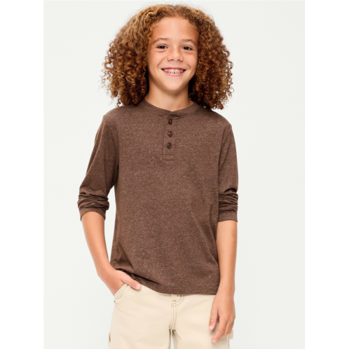 OldNavy Softest Long-Sleeve Henley T-Shirt for Boys