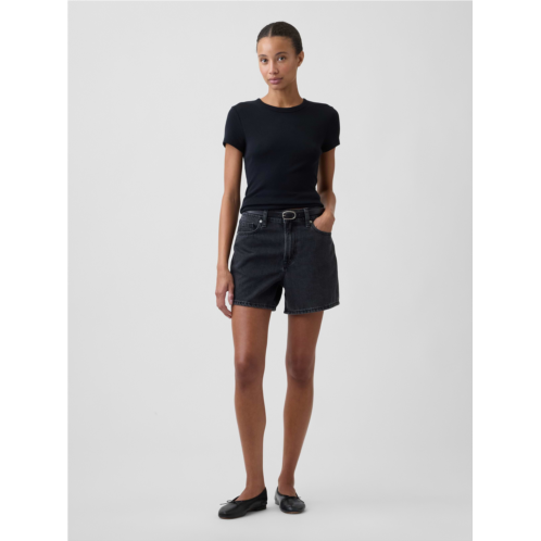 Gap SuperSoft Denim Midi Shorts