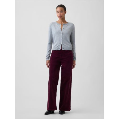 Gap Mid Rise Wide-Leg Corduroy Pants