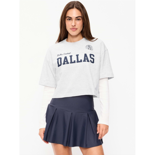 OldNavy Dallas Cowboys Vintage Oversized T-Shirt for Women