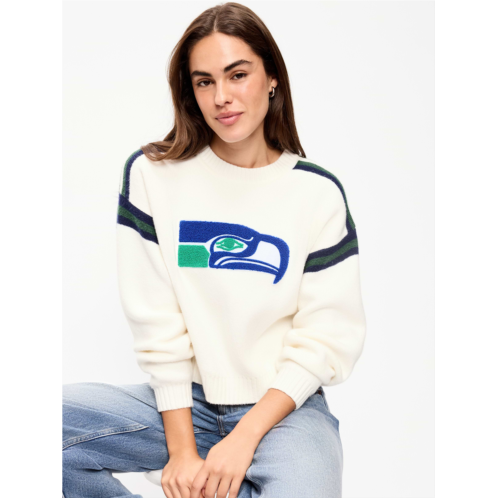OldNavy Seattle Seahawks Cropped Sweater for Women