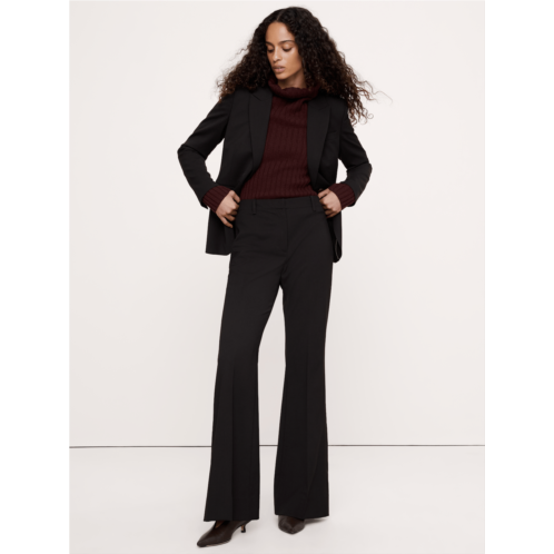 Bananarepublic Ultra High-Rise Flare Italian Lightweight Wool Pant
