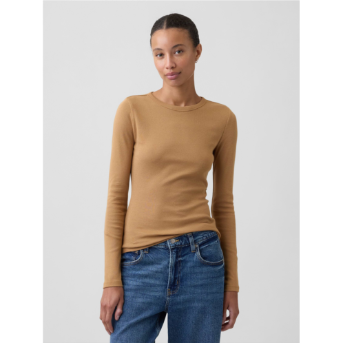 Gap Modern Ribbed Crewneck T-Shirt