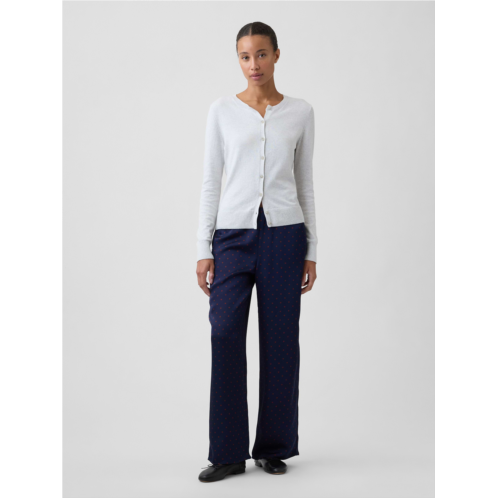 Gap Satin Pull-On Wide-Leg Pants