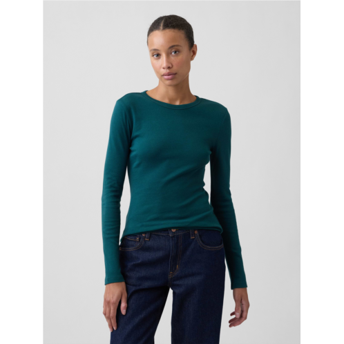 Gap Modern Ribbed Crewneck T-Shirt