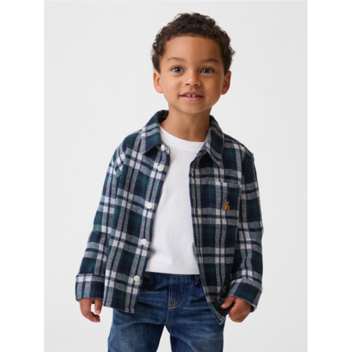 Gap Baby & Toddler Knit Jersey Plaid Shirt